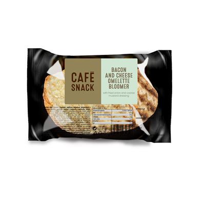 CAFE SNACK Bloomer Classic Vaječná omeleta slanina mraž. 6 x 195 g