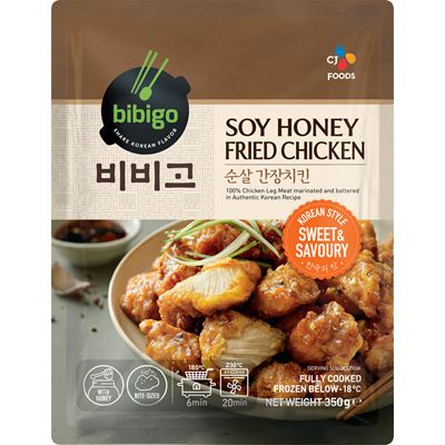 bibigo Kuře smažené Soy Honey mraž. 350 g