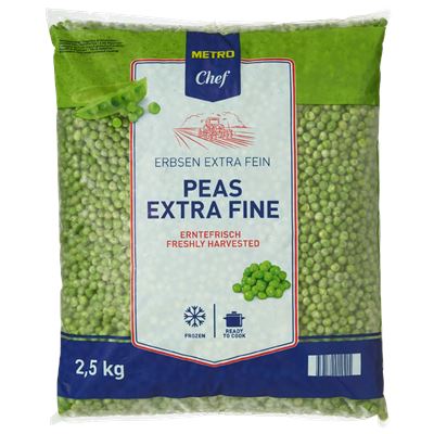 METRO Chef Hrášek extra jemný mraž. 2,5 kg