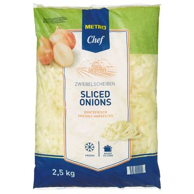 METRO Chef Cibule plátky mraž. 2,5 kg
