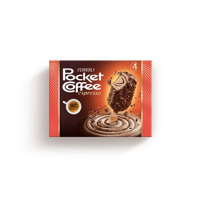 Pocket Coffee zmrzlina mraž. 4 x 50 ml multipack