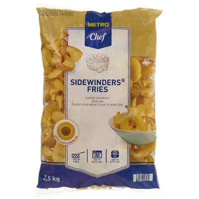 METRO Chef Sidewinders hranolky mraž. 2,5 kg