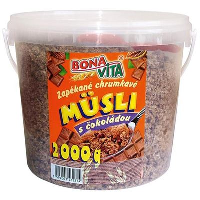 BONAVITA Müsli zapékané s čokoládou 2 kg