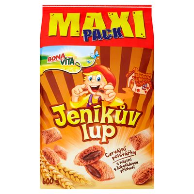 BONAVITA Jeníkův lup Cereální taštičky čokoládové 600 g