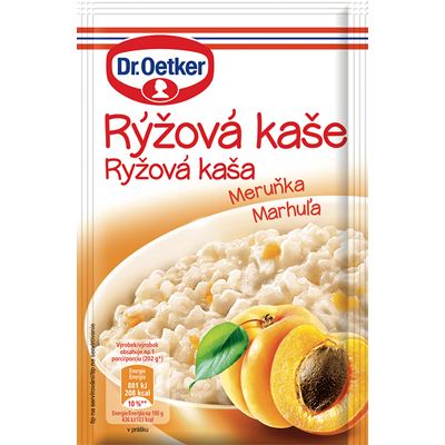 Dr. Oetker Kaše rýžová bez lepku meruňka 52 g