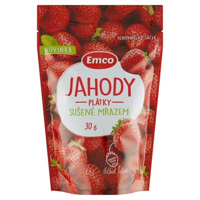 Emco Jahody plátky sušené mrazem 30 g