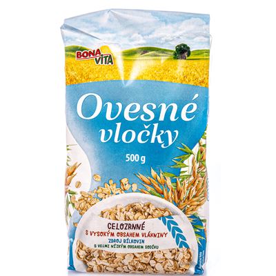 BONAVITA Ovesné vločky natur 500 g