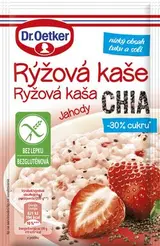 Dr. Oetker Rýžová kaše chia jahody bez lepku 50 g