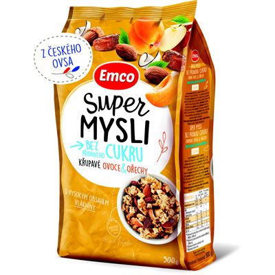 Emco Super Mysli ovoce/ořechy 500 g