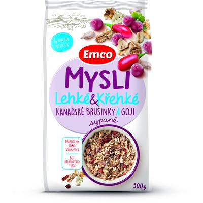 Emco Mysli Lehké & Křehké brusinka goji 500 g