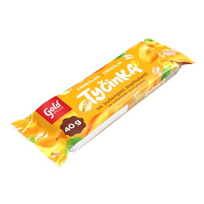 Gold Plus Cereální tyčinka meruňka 40 g