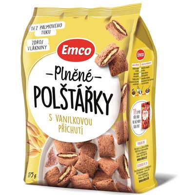 Emco Polštářky vanilka 175 g