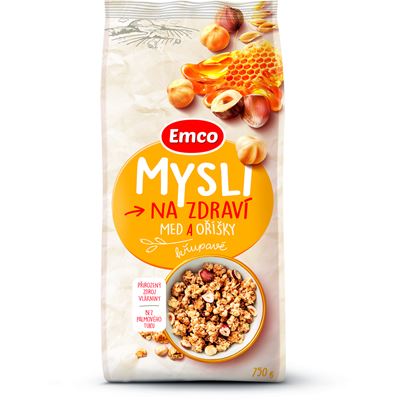 Emco Mysli medové s ořechy 750 g