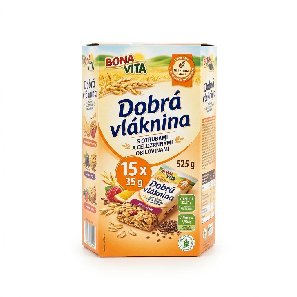 BONAVITA Dobrá vláknina 15 x 35 g