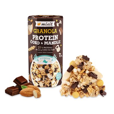 Mixit Granola Protein čokoláda mandle 11 x 450 g