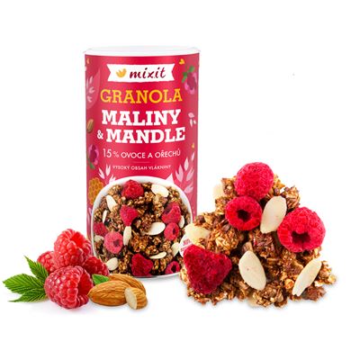 Mixit Granola Protein maliny mandle 11 x 440 g