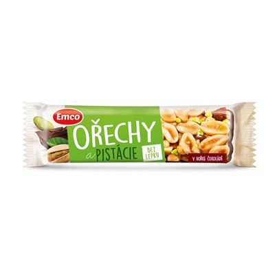 Emco Tyčinka pistácie 20 x 35 g
