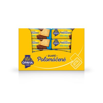 OPAVIA Zlaté polomáčené mléčné sušenky 36 x 100 g