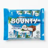 BOUNTY Tyčinka kokosová 4 x 57 g