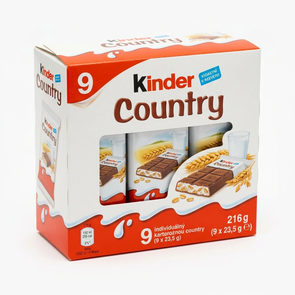 kinder Country Tyčinka 9 x 23,5 g