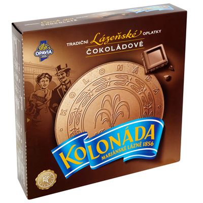 OPAVIA Kolonáda Tradiční lázeňské oplatky čokoláda 200 g