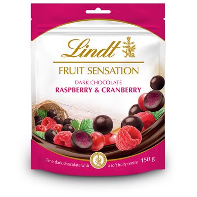 Lindt Sensation maliny/brusinky 150 g
