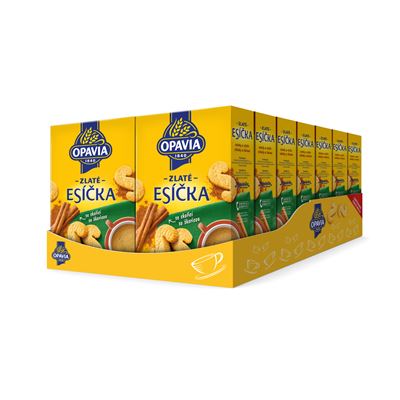 OPAVIA Zlaté Esíčka se skořicí 14 x 220 g