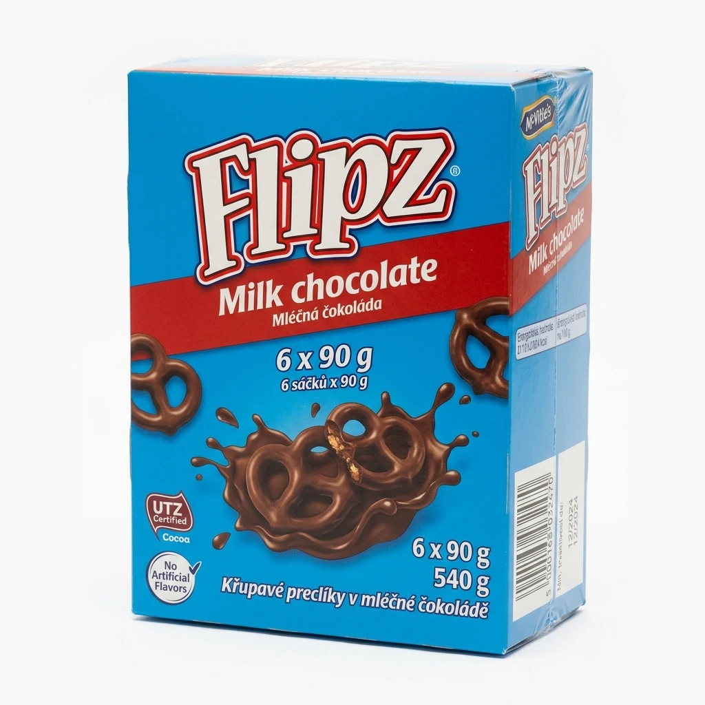 Flipz Milk chocolate 6 x 90 g