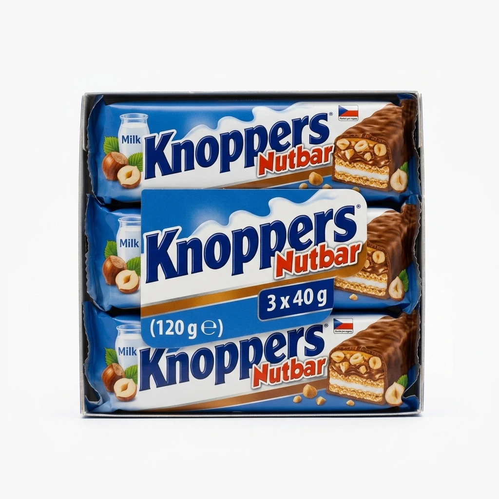 Knoppers Nutbar 3 x 40 g