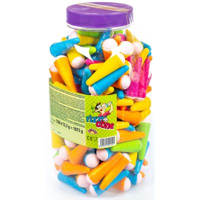 VIDAL Fizzy Cones Lízátko s práškem "zmrzlina" 150 x 12,5 g