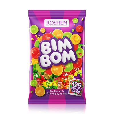 ROSHEN Hard Candies "Bim-Bom" Bonbóny 1 kg