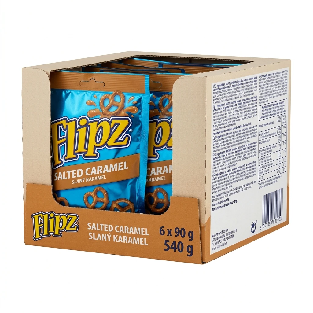 Flipz salted caramel/slaný karamel 6 x 90 g