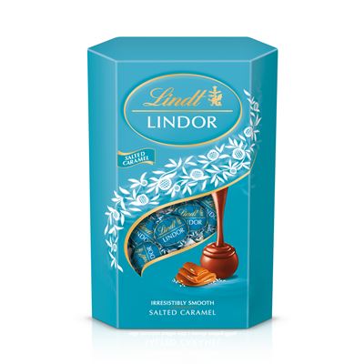 Lindt LINDOR Čokoláda slaný karamel 337 g