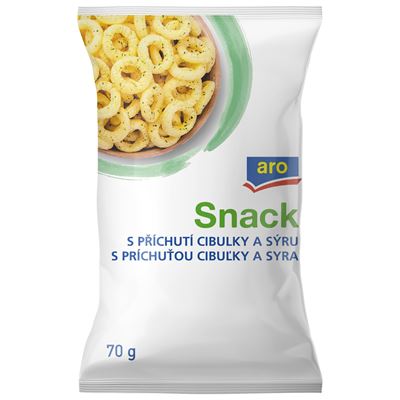 aro Snack cibule sýr 12 x 70 g