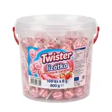 Twister lízátka smetanovo-jahodová 100 x 8 g