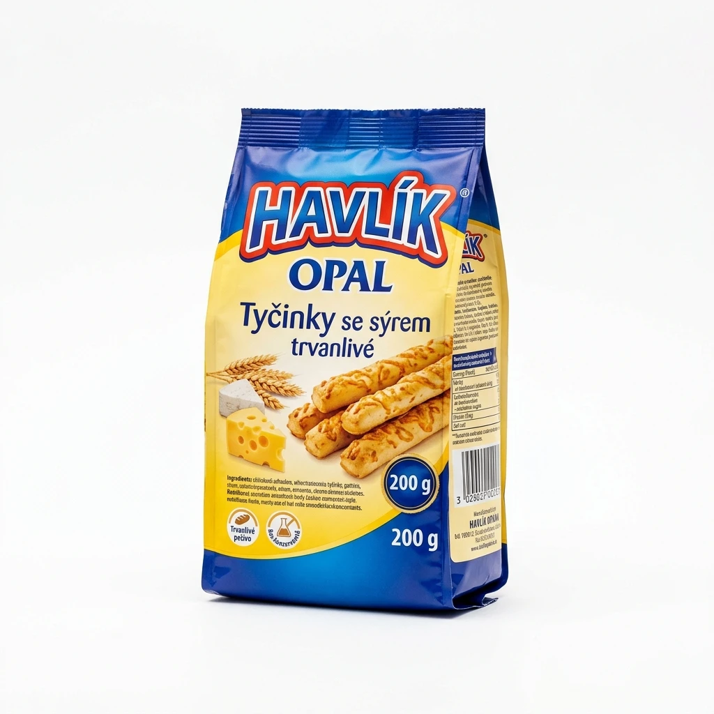 HAVLÍK OPAL Tyčinky se sýrem trvanlivé 30 x 200 g