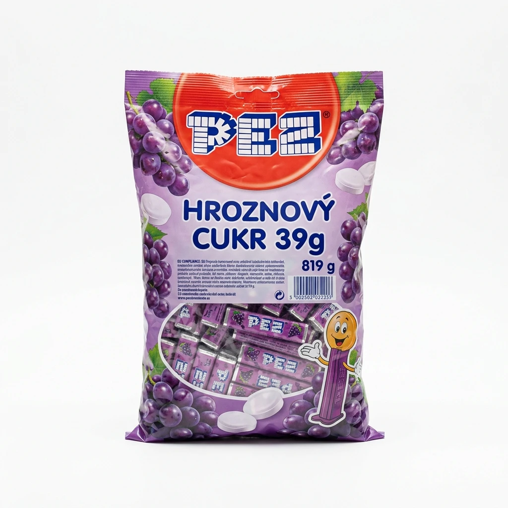 PEZ HROZNOVÝ CUKR 39g