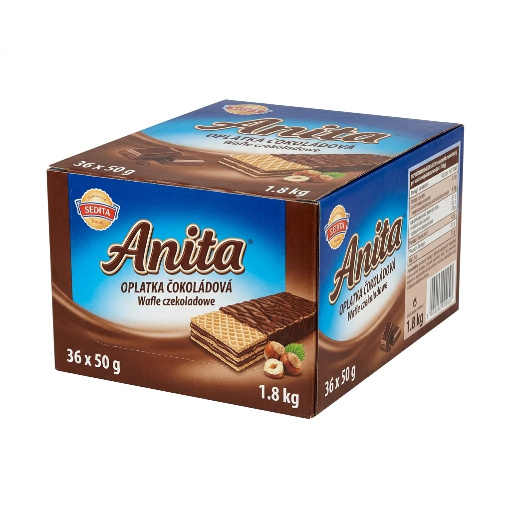 SEDITA Anita Oplatka čokoládová 36 x 50 g