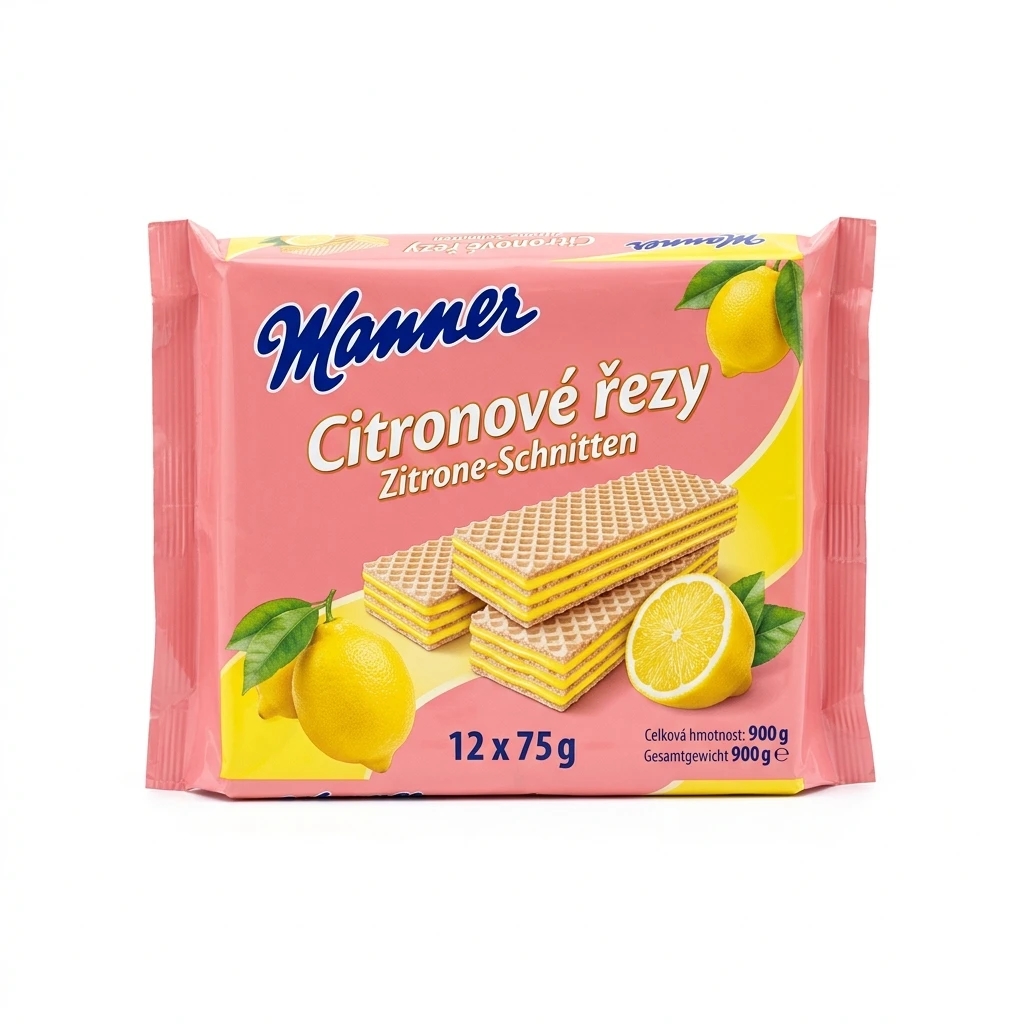 Manner Citronové řezy 12 x 75 g