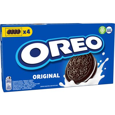 OREO Sušenky s náplní s vanilkovou příchutí 176 g