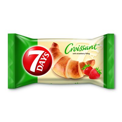 7 DAYS Croissant jahoda 20 x 60 g