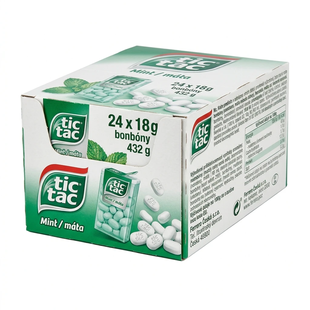 tic tac Mint/máta bonbóny 24 x 18 g