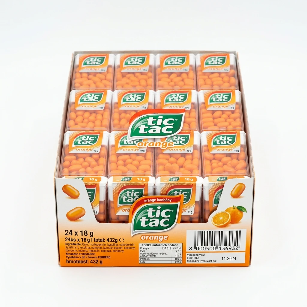 tic tac orange bonbóny 24 x 18 g