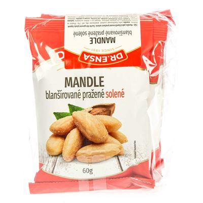 Ensa Mandle pražené solené 5 x 60 g