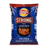 Lay's Strong Chicken Wings chipsy 14 x 55 g