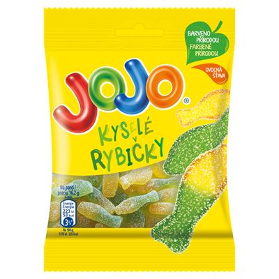 JOJO Rybičky kyselé 32 x 80 g