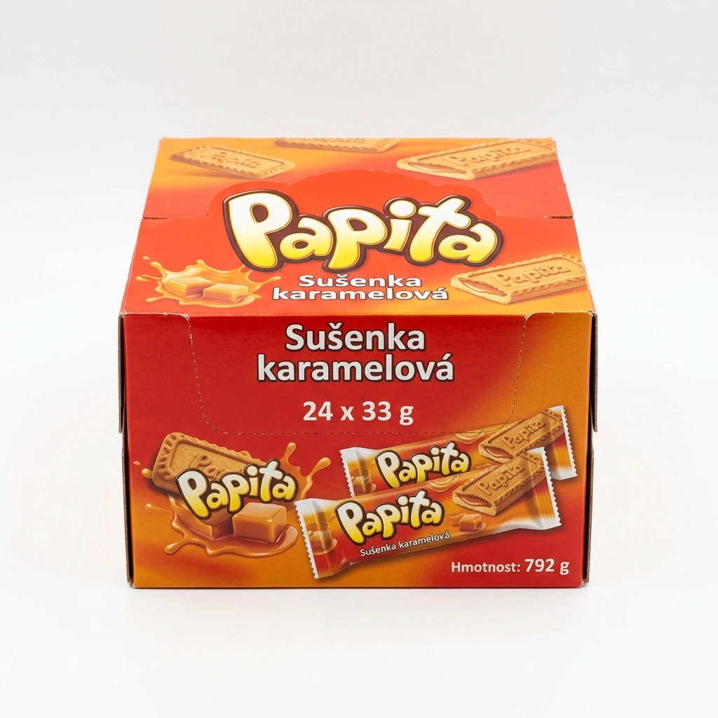 Papita Sušenka karamelová 24 x 33 g