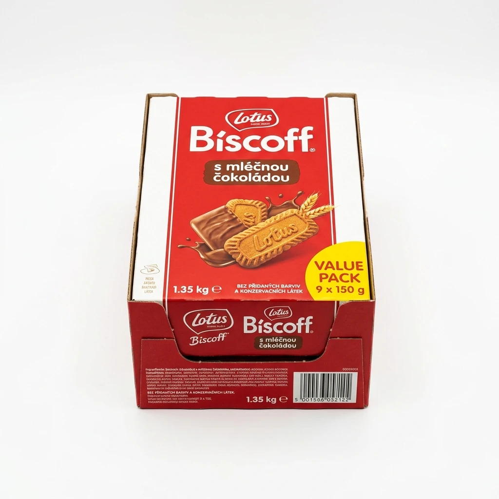 Lotus Biscoff s mléčnou čokoládou 9 x 150 g