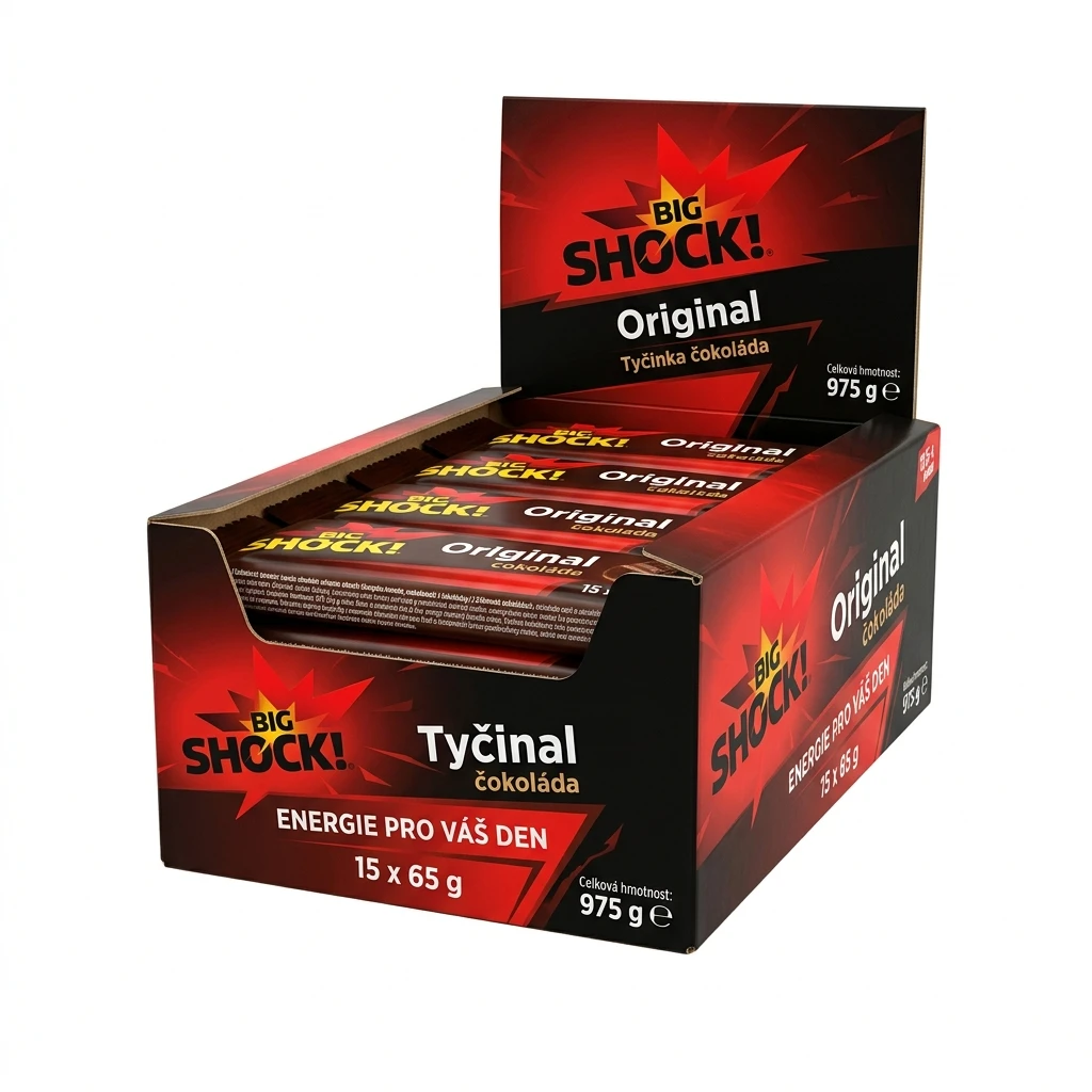 BIG SHOCK! Original Tyčinka čokoláda 15 x 65 g