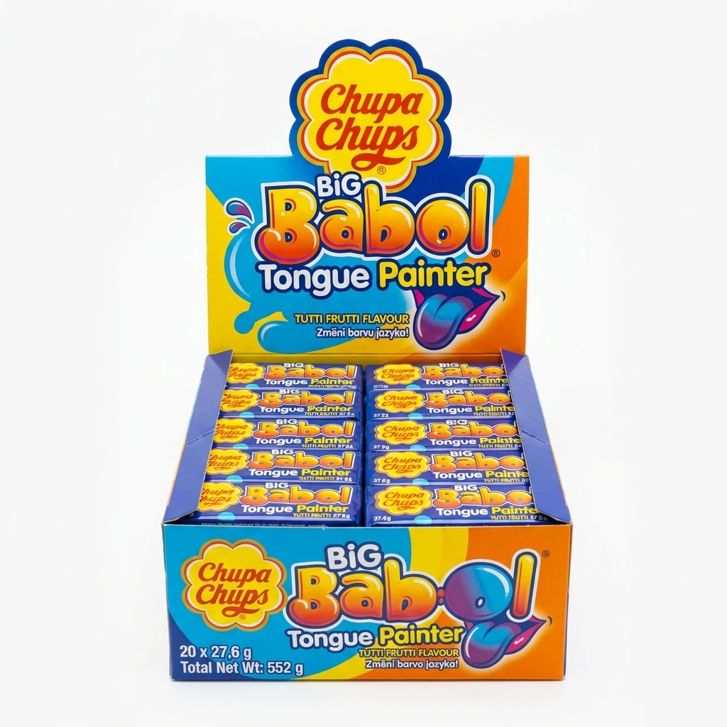Chupa Chups Big Babol Tongue Painter žvýkačky 20 x 27,6 g